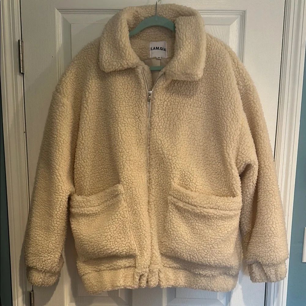 Cozy Cream Sherpa Jacket - Picture 1 of 4